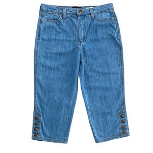 NYDJ Jean Side Button Petite Capris